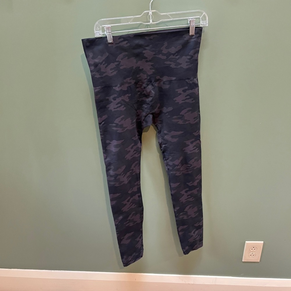 SPANX Camo Seamless Leggings High Waist‎ Compression 2X Plus Size Athleisure